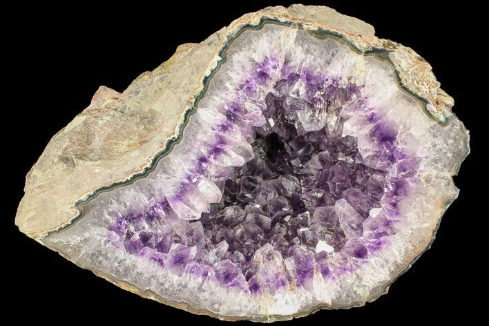 Purple Amethyst Geode - Uruguay #87455